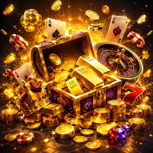 Amostra da variedade de caça-níqueis da casa, da linha Fortune aos slots de frutas